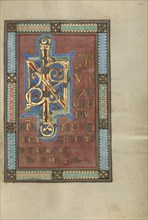 Decorated Incipit Page; Gospel Book, about 1120-1140. Creator: Unknown.