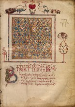 Decorated Text Page; Gospel Book, early 13th century. Creator: Unknown.