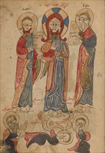 The Transfiguration; Gospel Book, 1386. Creator: Unknown.