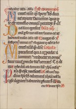 Decorated Text Page; Missal, about 1180. Creator: Unknown.