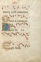 Decorated Initial G; Decorated Initial A; Decorated Initial E; Gradual, about 1460-1480. Creator: Unknown.