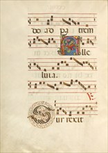 Decorated Initial A; Decorated Initial S; Gradual, about 1460-1480. Creator: Unknown.