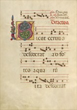 Decorated Initial S; Gradual, about 1460-1480. Creator: Unknown.