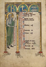 Joel; Psalter, about 1240-1250. Creator: Unknown.