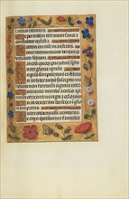 Decorated Text Page; Spinola Hours, about 1510-1520. Creator: Unknown.