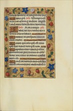 Decorated Text Page; Spinola Hours, about 1510-1520. Creator: Unknown.