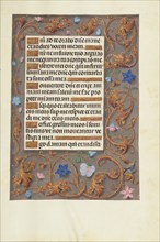 Decorated Text Page; Spinola Hours, about 1510-1520. Creator: Unknown.