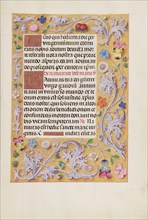 Decorated Text Page; Spinola Hours, about 1510-1520. Creator: Unknown.