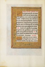 Decorated Text Page; Spinola Hours, about 1510-1520. Creator: Unknown.