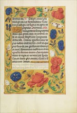 Decorated Text Page; Spinola Hours, about 1510-1520. Creator: Unknown.