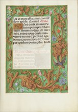 Decorated Text Page; Spinola Hours, about 1510-1520. Creator: Unknown.