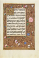 Decorated Text Page; Spinola Hours, about 1510-1520. Creator: Unknown.