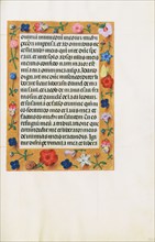 Decorated Text Page; Spinola Hours, about 1510-1520. Creator: Unknown.