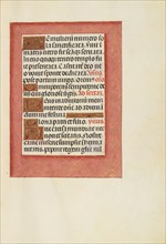 Decorated Text Page; Spinola Hours, about 1510-1520. Creator: Unknown.