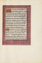 Decorated Text Page; Spinola Hours, about 1510-1520. Creator: Unknown.