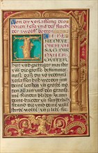 Decorated Text Page; Prayer Book of Cardinal Albrecht of Brandenburg, about 1525-1530. Creator: Unknown.