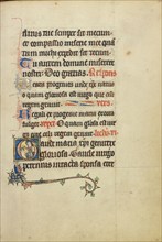 Initial G: The First Steps of Jesus; Ruskin Hours, about 1300. Creator: Unknown.