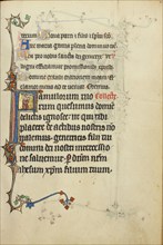 Initial F: A Woman in Prayer; Ruskin Hours, about 1300. Creator: Unknown.