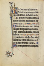 Initial N: Christ before a Church; Ruskin Hours, about 1300. Creator: Unknown.