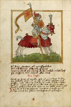 The Planet Mars as an Armored Knight on Horseback, shortly after 1464. Creator: Unknown.