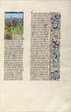 James Lindsay Defeated in Battle; Chroniques (Book Three), about 1480-1483. Creator: Unknown.