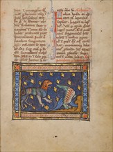 A Panther; Bestiary, about 1270. Creator: Unknown.