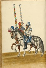 Two Horsemen with Lances, about 1560-1570. Creator: Unknown.