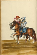 Two Horsemen, about 1560-1570. Creator: Unknown.