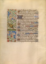 Decorated Text Page; Katherine Hours, about 1480-1485. Creator: Unknown.