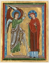 The Annunciation, about 1240. Creator: Unknown.