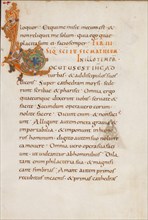 Decorated Initial L; Gospel Lectionary, late 10th century. Creator: Unknown.