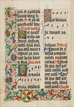 Decorated Text Page; Missal, about 1500-1505. Creator: Unknown.