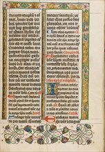 Decorated Text Page; Missal, about 1500-1505. Creator: Unknown.