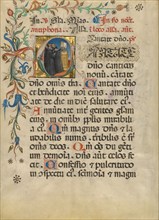 Five Leaves from a Noted Breviary, about 1420. Creator: Unknown.