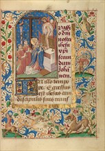 The Mass of Saint Gregory; Prayer Book of Charles the Bold, about 1480-1490. Creator: Unknown.