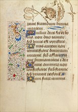 Decorated Text Page; Prayer Book of Charles the Bold, 1469. Creator: Unknown.