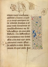 Decorated Text Page; Prayer Book of Charles the Bold, 1469. Creator: Unknown.