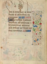 Decorated Text Page; Prayer Book of Charles the Bold, about 1471. Creator: Unknown.