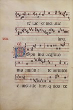 Decorated Initial P; Gradual, late 15th or early 16th century. Creator: Antonio da Monza.