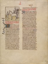 Alexander the Great; Histoire ancienne jusqu'à César, about 1390-1400. Creator: First Master of the Bible historiale of Jean de Berry.