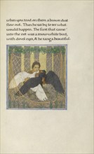 A Hunter with Two Birds in a Net; Story of a Hunter, 1908. Creator: Florence Kingsford Cockerell.