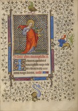 Saint John the Evangelist; Book of Hours, about 1410. Creator: Unknown.