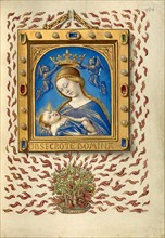 The Madonna of the Burning Bush; Book of Hours, about 1480-1490. Creator: Georges Trubert.