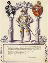 Friedrich II Hohenzollern; Chronicle of the Hohenzollern Family, about 1572. Creator: Jorg Ziegler.