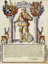 Charles I Hohenzollern; Chronicle of the Hohenzollern Family, about 1572. Creator: Jorg Ziegler.