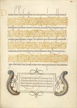 Caterpillars; Mira calligraphiae monumenta, 1561-1562; illumination added 1591-1596. Creator: Joris Hoefnagel.