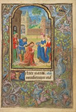 The Beheading of Saint John the Baptist; Prayer Book of Charles the Bold, 1469. Creator: Lieven van Lathem.