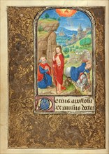 Christ Appearing to Saint Peter: The Conversion of Saint Paul; Prayer Book of Charles..., 1469. Creator: Lieven van Lathem.