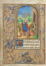 Saint Margaret; Prayer Book of Charles the Bold, 1469. Creator: Lieven van Lathem.