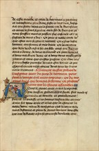 Initial A: Gillion Taking Leave of His Wife Marie; Roman de Gillion de Trazegnies, 1464. Creators: Lieven van Lathem, David Aubert.